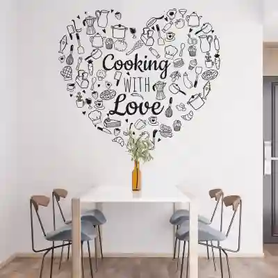Samolepka Cooking with Love