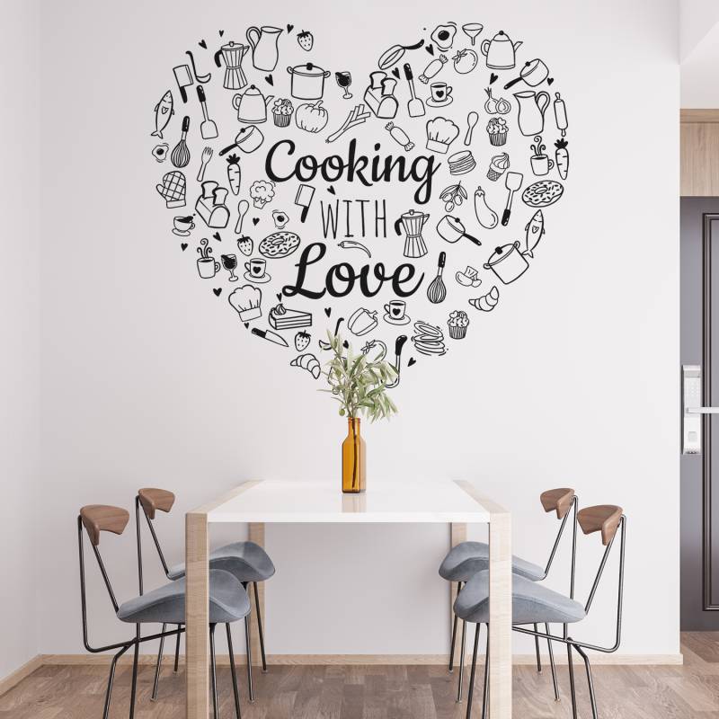 Samolepka Cooking with Love