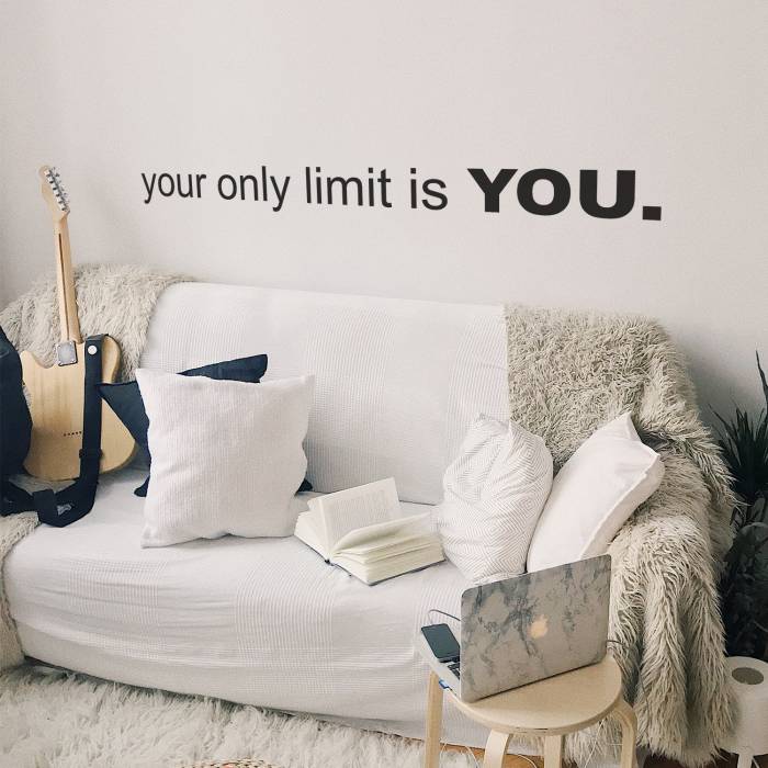 Samolepka Your only limit is you